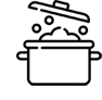 Wait approximately 1 hour until the cooking oil has cooled completely to a solid state. Larger pots or fryer may require longer cooling times.