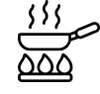 Turn the heat off and use HARD OIL® immediately after cooking is finished. OIL must be HOT