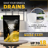 HARD OIL®  Solidifies Up to 18 Cups of Cooking OIl COOKING OIL DISPOSAL MADE EASY: Plant Based Cooking Oil Solidifier