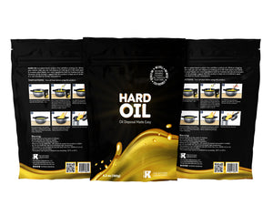 HARD OIL® Cooking Oil Solidifier x 3 + Gift Set: Easy Cooking Oil Disposal